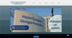 Desktop Screenshot of centre-hypertension.org